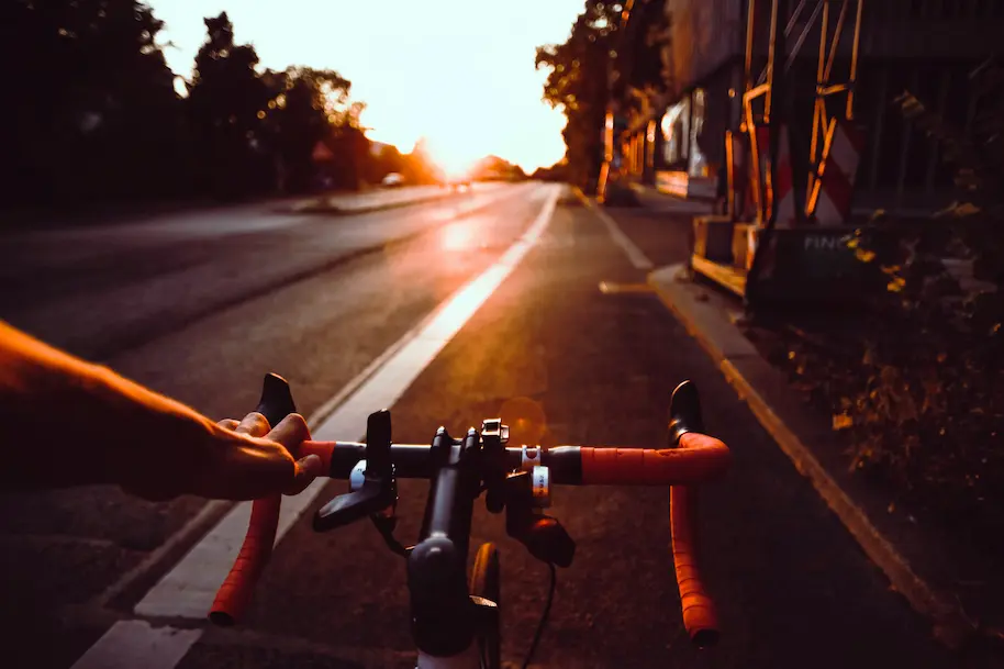 cyclist on a street